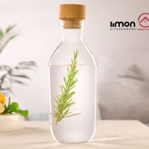 بطری آب درب چوبی ۱.۱لیمون