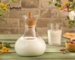 بطری آب درب چوبی ۹۵۰لیمون
