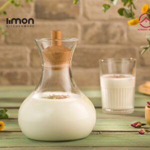 بطری آب درب چوبی ۹۵۰لیمون
