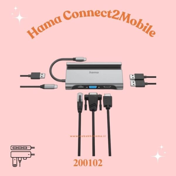هاب هفت پورت USB-C هاما-۰۴