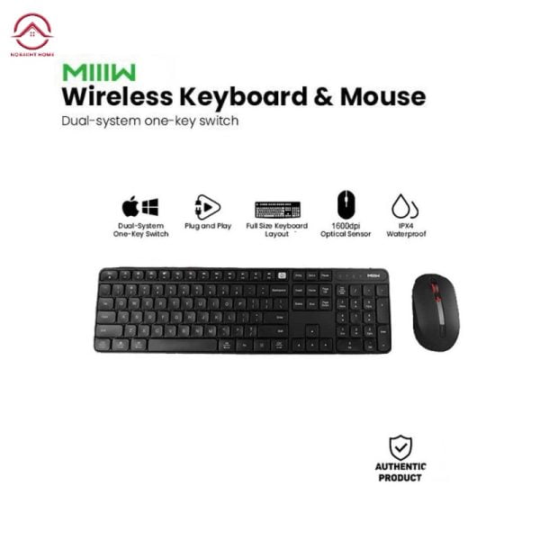 ست ماوس و کیبورد MIIIW MWWC01